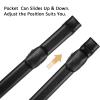 Sinsilvie Billiard Cue Cases,Hard Pool Cue Case,Cue Stick Case 1 Stick 2 Holes,PU Cue Stick Case Bag(Black) view 3