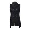 Betonsa Men's Victorian Vintage Suit Vest Gothic Steampunk Medieval Tailcoat Costume view 1