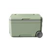 ASSYA 73 Quart Ice Cooler with Wheels Portable Insulated Ice Chest Box Rotomolded Outdoor Hard Cooler for Beach, Camping, Picnic, Fishing, Barbecue,Green view 1