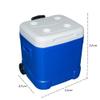 ASSYA 21 Quart Ice Cooler with Wheels Outdoor Portable Insulated Ice Chest Box Rotomolded Hard Cooler for Beach, Camping, Picnic, Fishing, Barbecue view 2