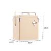 ASSYA 16 Quart Ice Cooler Outdoor Retro Style Portable Insulated Ice Chest Box Rotomolded Hard Cooler for Beach, Camping, Picnic, Fishing view 2