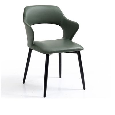 BNNP Office Computer Desk Chair Game Dining Chair Home Dining Table Chair Stool Back Iron Armrest Leather Casual Dining Chair Suitable for Restaurant Family Backrest Office Chair (Color : C)