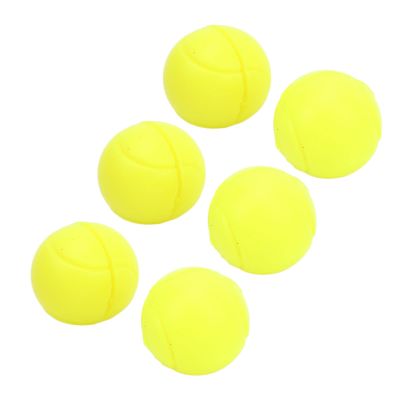 UPQRSG Tennis Racquet Vibration Dampener, 6PCS Tennis Ball Shaped Silicone Shock Absorber, Professional Robust Racket String Shock Absorbers, for Outdoor Sports[Yellow]