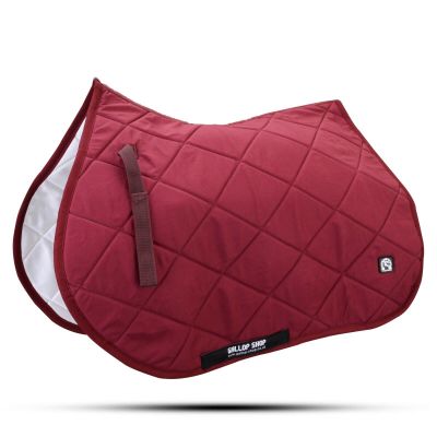 GLP General Saddle Cloth Numnah Saddle Pads/English Saddle Pad (Maroon, Full)