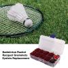UPQRSG Red Badminton String guardor, Badminton Grommets, Universal Badminton Racket Racquet Grommets, Eyelets Replacement Stringing Accessories Gear Equipment view 3
