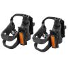 Yuecoom Bike Pedals with Toe Clips and Straps, Bicycle Multi-Purpose Pedals for Fixie Mountain Bikes Accessories view 4