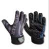 Black Stealth Football Receiver Gloves - Grip Silicone Grip Adult Men Youth Boys Sticky Flag Wide Boost Your Game Pro Durable Battle view 1