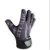 Black Stealth Football Receiver Gloves - Grip Silicone Grip Adult Men Youth Boys Sticky Flag Wide Boost Your Game Pro Durable Battle view 4