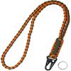 KUDAAL Paracord Lanyard Keychain (Orange, Green) - Heavy Duty for Outdoor Enthusiasts, Everyday Users view 1