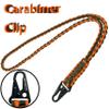 KUDAAL Paracord Lanyard Keychain (Orange, Green) - Heavy Duty for Outdoor Enthusiasts, Everyday Users view 2