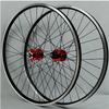 ZECHAO Mountain Bike Wheelset 26/27.5/29In,Double Walled Aluminum Alloy Mountain Rim Fast Release V/Disc Brake 32H 7-11 Speed Front Rear Wheels Wheelset (Color : Red, Size : 29INCH) view 1
