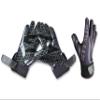 Black Stealth Football Receiver Gloves - Grip Silicone Grip Adult Men Youth Boys Sticky Flag Wide Boost Your Game Pro Durable Battle view 3