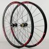 ZECHAO 26/27.5/29In Mountain Bike Wheelset,24H Bike Wheel Front Rear Double-Walled Aluminum Alloy Rim Barrel Shaft Disc Brake 7-12 Speed Wheelset (Color : Red, Size : 29INCH) view 1