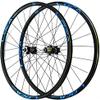 ZECHAO 26/27.5/29In Bike Wheelsets,Mountain Aluminum Alloy Quick Release Disc Brakes Ultralight Rim 24 Holes Bike Wheel 8 9 10 11 12 Speed Wheelset (Color : Blue, Size : 26INCH) view 1