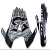 Black Stealth Football Receiver Gloves - Grip Silicone Grip Adult Men Youth Boys Sticky Flag Wide Boost Your Game Pro Durable Battle view 3