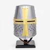 Orca INTERNATIONAL CO.Medieval Knight Crusader Templar Helmet w/Mason s Brass Cross, Crusader view 1