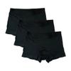 Maiyifu-GJ Men's Modal Traceless Underwear Soft Solid Colour Boxer Briefs Breathable Comfy Trunks (Black 3PC,X-Large) view 1