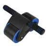 Double Round Abdominal Roller, Safe Movement Anti Skid Exercise Muscle Groups Silencing Silo Abdominal Wheels Roller for Gym (Black and Blue) view 1