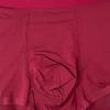 Maiyifu-GJ Men's Modal Traceless Underwear Soft Solid Colour Boxer Briefs Breathable Comfy Trunks (Red 3PC,4X-Large) view 2