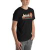 Dad of Girls Hunting T-Shirt, Funny Dad Gift, Hunting Family Tee, Hunting Dad and Daughter Gift, Hunter Father of Girls Shirt Black view 4