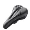 Comfortable Memory Foam Padded Bicycle Seat for Men Women Extra Soft Silicone Waterproof Replacement Saddle for Outdoor Cycling Cruiser Bike Mountain Bike Road Bikes,Black C view 1