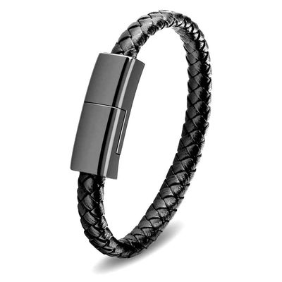 SAMERIO Type C Short Charging Cable 8.9in Portable Fast Bracelet Charger Data Trans Cord for Interesting Valentine's Day/Birthday/Thanksgiving Day Gift