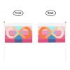 Mlm Pride Flag Double Flags Fluttering In Their Hands, Shining With Blood Youth, Exploring Cultural Connotation view 4