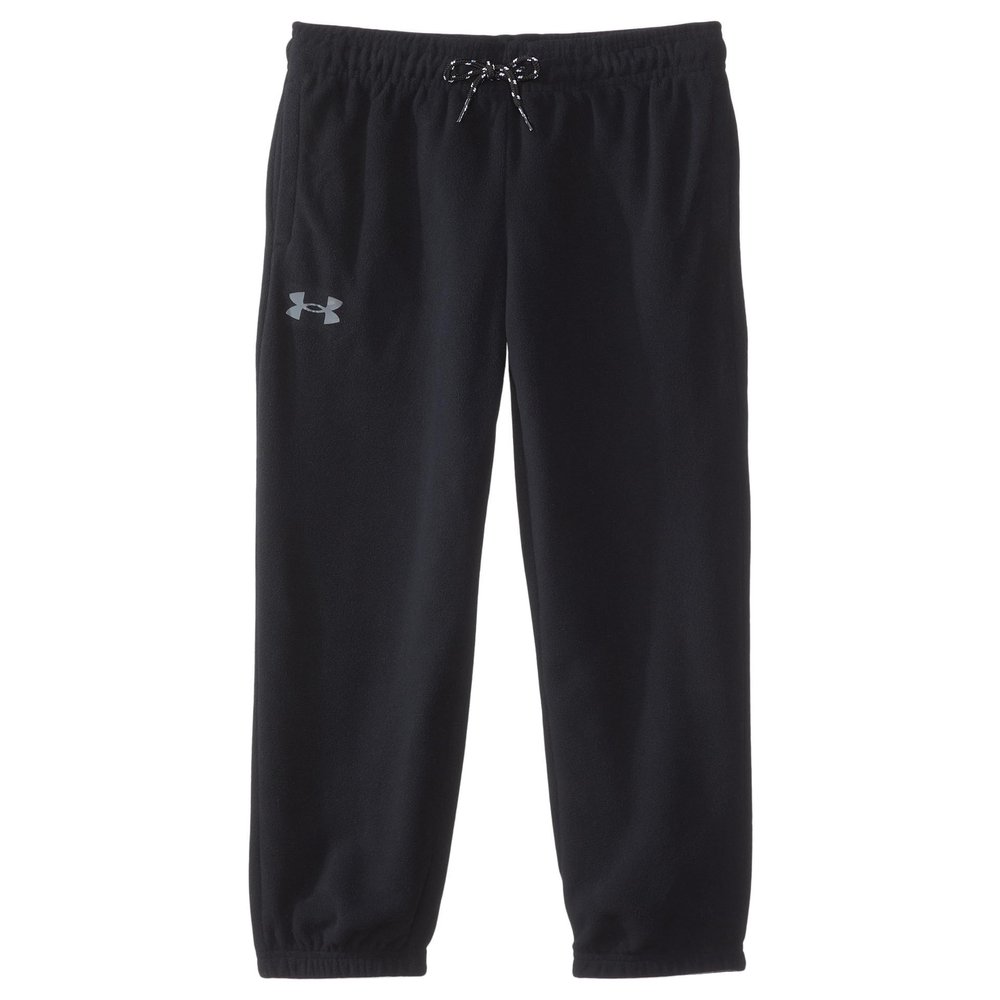 Under Armour Boy's Fleece Hundo Joggers (Big Kids) Black LG (14-16 Big Kid)