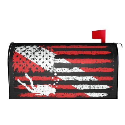 Vintage American Diver Down Flag USA Scuba Diving Dive Flag Fearless of Soaking and Grilling 21" X 18" Ensuring The Safety of Your Letters