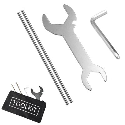 PRIORMAN Dance Pole Tool Kit, Portable Black Toolkit Bag for Static/Spinning Dance Pole Assembly & Removal