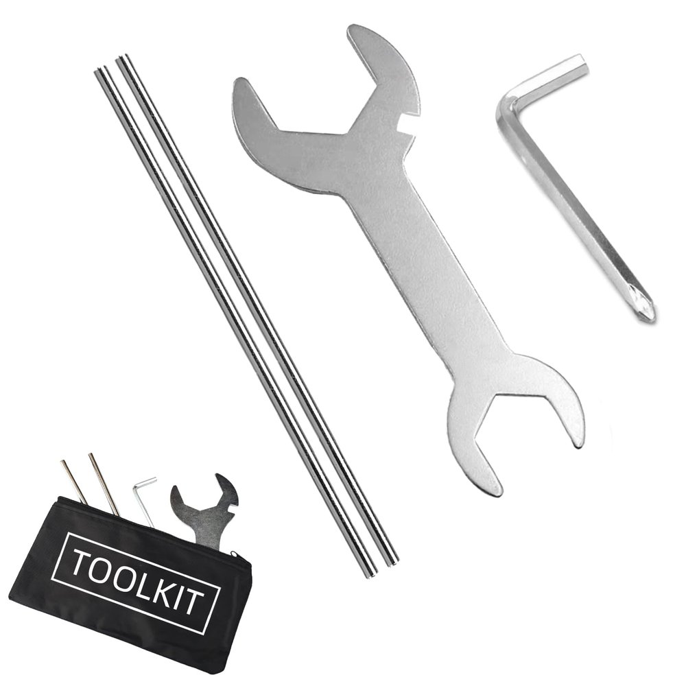 PRIORMAN Dance Pole Tool Kit, Portable Black Toolkit Bag for Static/Spinning Dance Pole Assembly & Removal
