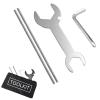 PRIORMAN Dance Pole Tool Kit, Portable Black Toolkit Bag for Static/Spinning Dance Pole Assembly & Removal view 1