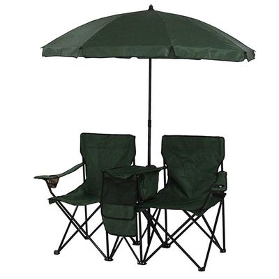 GUO FENG DIAO Outdoor Camping Chair, Folding Camping Chair, Heavy Duty Steel Frame, Padded Lawn Chair with Arm Rest Cup Holder and Portable Carrying Bag (No. 26 Folding Chair)