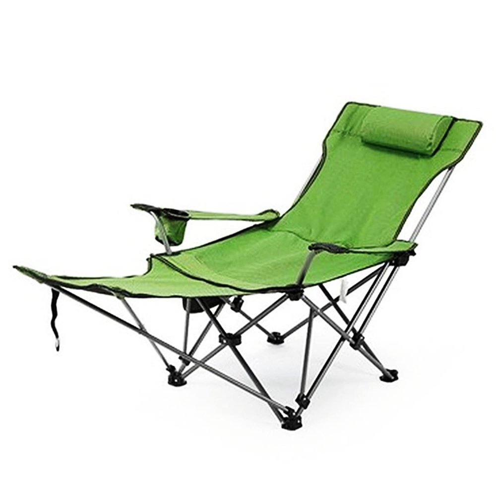 GUO FENG DIAO Outdoor Camping Chair, Folding Camping Chair, Heavy Duty Steel Frame, Padded Lawn Chair with Arm Rest Cup Holder and Portable Carrying Bag (No. 31 Folding Chair)
