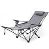 GUO FENG DIAO Outdoor Camping Chair, Folding Camping Chair, Heavy Duty Steel Frame, Padded Lawn Chair with Arm Rest Cup Holder and Portable Carrying Bag (No. 33 Folding Chair) view 1