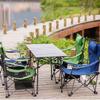 GUO FENG DIAO Outdoor Camping Chair, Folding Camping Chair, Heavy Duty Steel Frame, Padded Lawn Chair with Arm Rest Cup Holder and Portable Carrying Bag (No. 33 Folding Chair) view 2