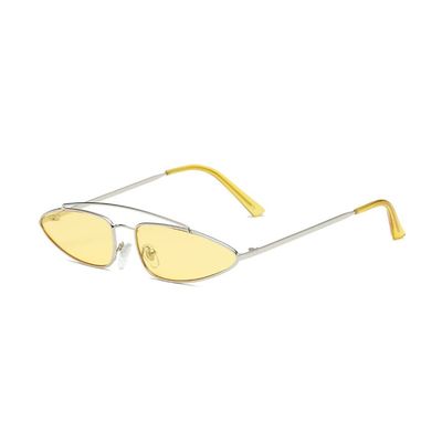 HPIRME Women Men Small Frame Sunglasses Cat Eye Cool Sun Glasses Red Pink,7,One size
