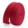 CRAFTMEMORE Heavy Cotton Webbing - Straps for Arts and Crafts, Luxury Bag Strap High Density Webbing (Red, 2 Inches x 2 Yards) view 1