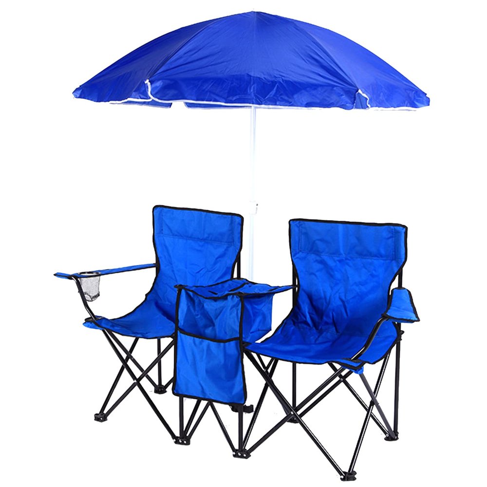 GUO FENG DIAO Outdoor Camping Chair, Folding Camping Chair, Heavy Duty Steel Frame, Padded Lawn Chair with Arm Rest Cup Holder and Portable Carrying Bag (No. 25 Folding Chair)