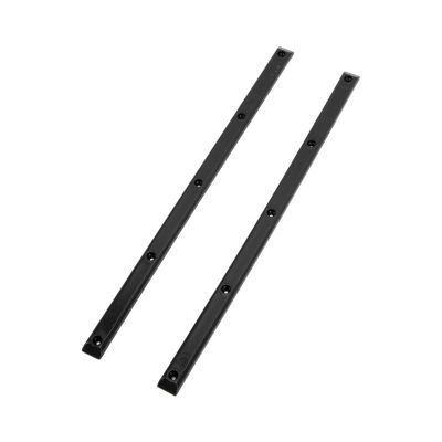 Skateboard Rail, Stable and Flexible Rib Bone Rails, Skateboard Rail Guards Reduce Friction with Screws for Longboard Skateboard