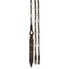 Double S Silver Plated Barrel/Ball Ferrule Direct Contact Romel Reins for Horses 24 oz. | Color Chocolate | Enhanced Horse Control | Hand-Braided Rawhide | Silver Accents | Promotes Proper Drape view 1