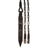 Double S Silver Plated Barrel/Ball Ferrule Direct Contact Romel Reins for Horses 24 oz. | Color Chocolate | Enhanced Horse Control | Hand-Braided Rawhide | Silver Accents | Promotes Proper Drape view 3