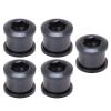 Demeras Single Chainring Bolts, Small Chain Ring Bolts Alloy 5 Pcs 6.5mm for Small Wheel Bike(Black) view 1