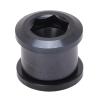 Demeras Single Chainring Bolts, Small Chain Ring Bolts Alloy 5 Pcs 6.5mm for Small Wheel Bike(Black) view 2