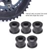 Demeras Single Chainring Bolts, Small Chain Ring Bolts Alloy 5 Pcs 6.5mm for Small Wheel Bike(Black) view 3