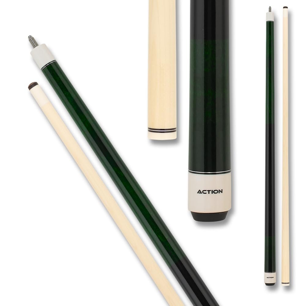 Action Starter Billiards Pool Cue Stick - Green - 20oz