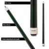 Action Starter Billiards Pool Cue Stick - Green - 20oz view 3