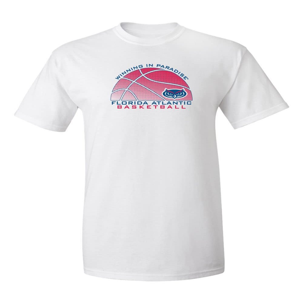 CornBorn Florida Atlantic Shirt - FAU Tshirt - FAU Basketball - White - 2X