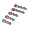 Demeras Front Rear Derailleur Screw , M4 3Pcs 13 . 5 2Pcs 20mmCage Screws Alloy for DIY(Colorful) view 2