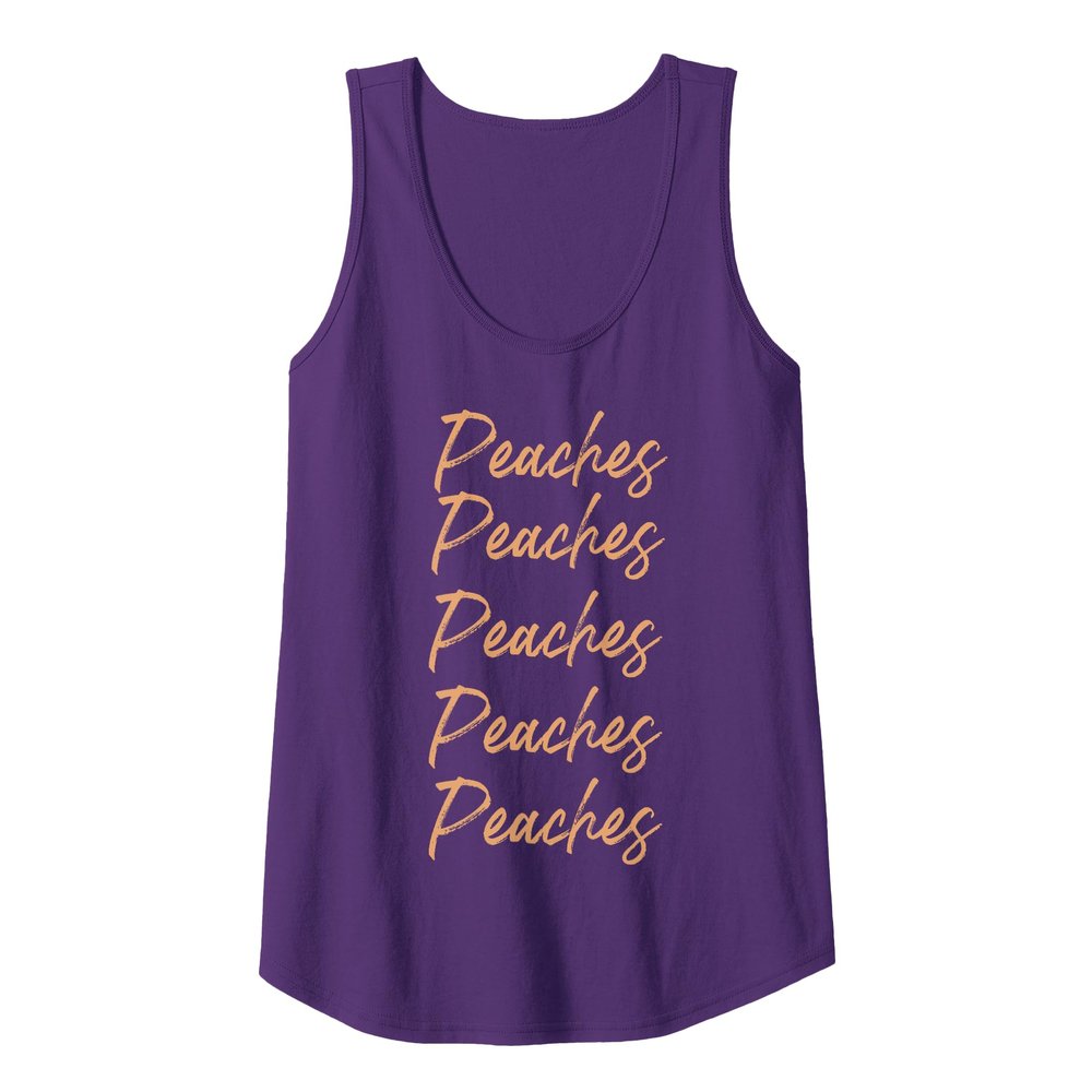 Peaches Funny Tank Top